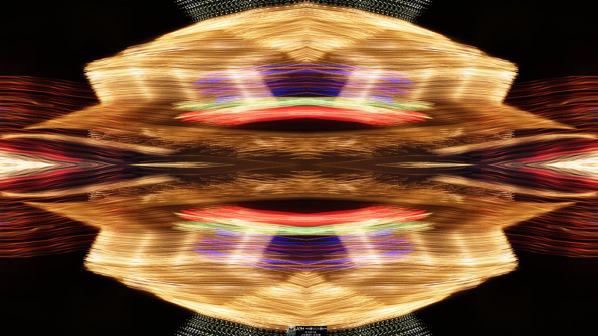 Wakefield Holiday Lightshow 2013 Quadroscopic long exposure artwork